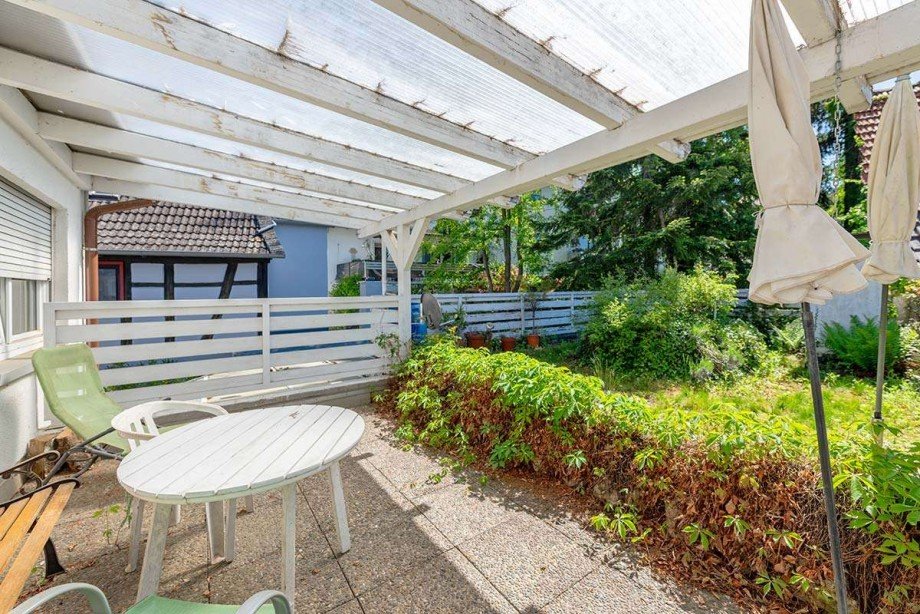 Terrasse im OG Einfamilienhaus Zwingenberg