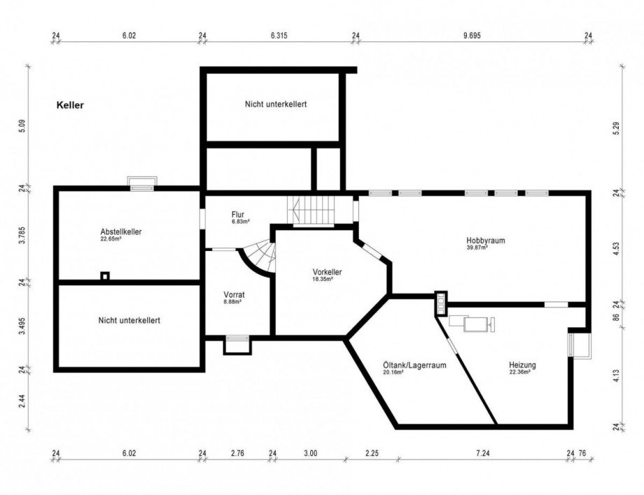 Grundriss Villa Darmstadt
