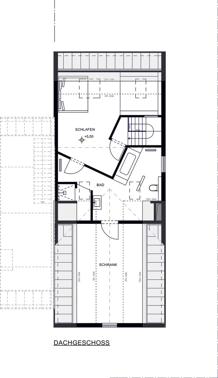 Grundriss DG Haus Nauheim