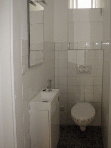 1. OG Gste-WC tolle Raritt: Grnderzeithaus im Johannesviertel