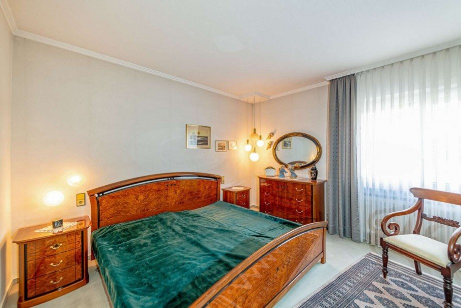 Schlafzimmer Einfamilienhaus Stockstadt am Rhein