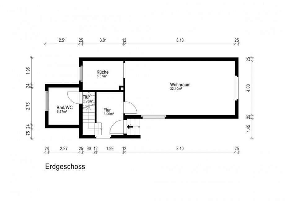 Grundriss HH EG Einfamilienhaus Stockstadt am Rhein