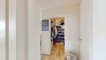 Ankleide Freistehendes A+ Energiesparhaus mit gro�er Terrasse, ohne Gartenanteil