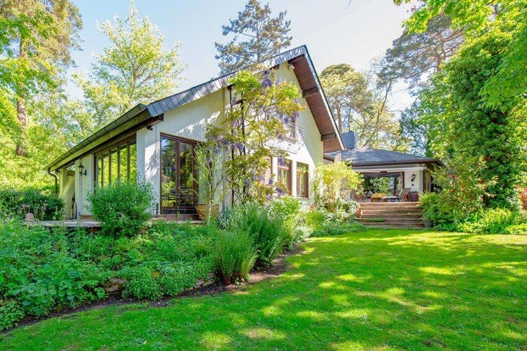 Ansicht Garten Darmstadt Villa Repr�sentative Villa auf Traumgrundst�ck in der Villenkolonie Eberstadt, Darmstadt